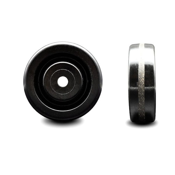 SCC - 4" Phenolic Wheel Only - 1/2" Bore - 600 lbs Capacity